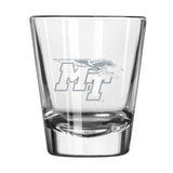 MTSU 2oz Frost Shot Glass - Logo Brands - Flyclothing LLC