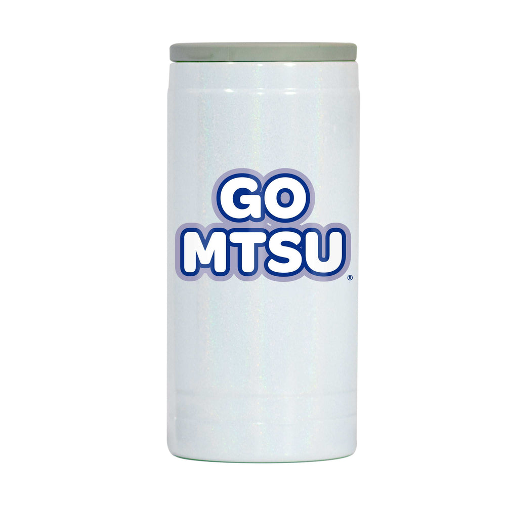 MTSU 12oz Bubble Iridescent Slim Coolie - Logo Brands - Flyclothing LLC