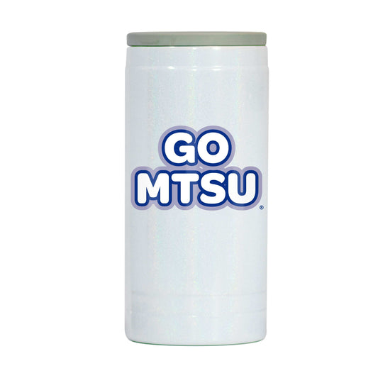 MTSU 12oz Bubble Iridescent Slim Coolie - Logo Brands - Flyclothing LLC