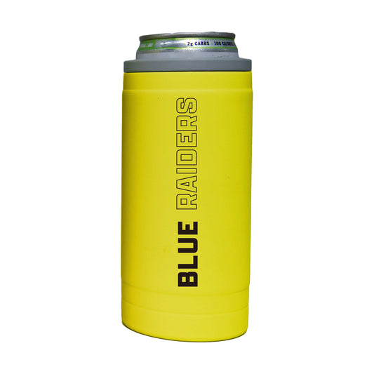 MTSU 12oz Cru Stacked Soft Touch Slim Coolie - Logo Brands - Flyclothing LLC
