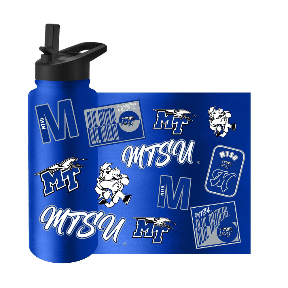 MTSU 34oz Dreamweave Quencher Bottle - Logo Brands - Flyclothing LLC