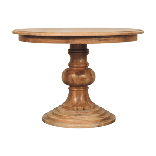Round Turned Dining Table - Artisan Furniture - Flyclothing LLC