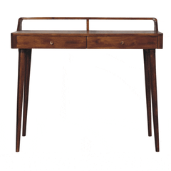 Elevated Chestnut Console Table