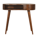 Chestnut Rounded Writing Desk - Artisan Furniture - Flyclothing LLC