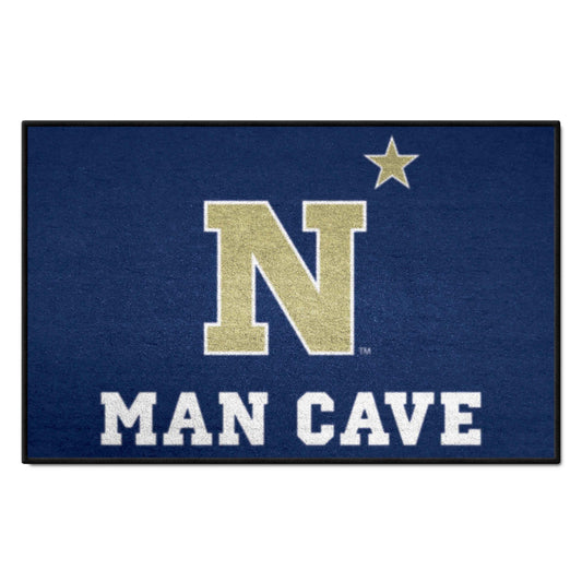 Naval Academy Man Cave Starter Mat Accent Rug - 19in. x 30in. - Naval Academy