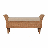 Riviera Woven Bench - Artisan Furniture - Flyclothing LLC
