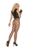 Elegant Memories Black Diamond Net Pantyhose 1737