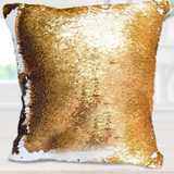 Sequins Throw Pillowcase with Custom Photo