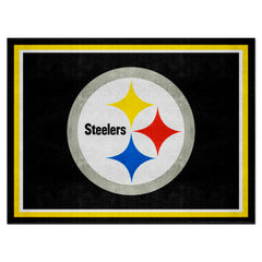 Pittsburgh Steelers 8ft. x 10 ft. Plush Area Rug - Pittsburgh Steelers
