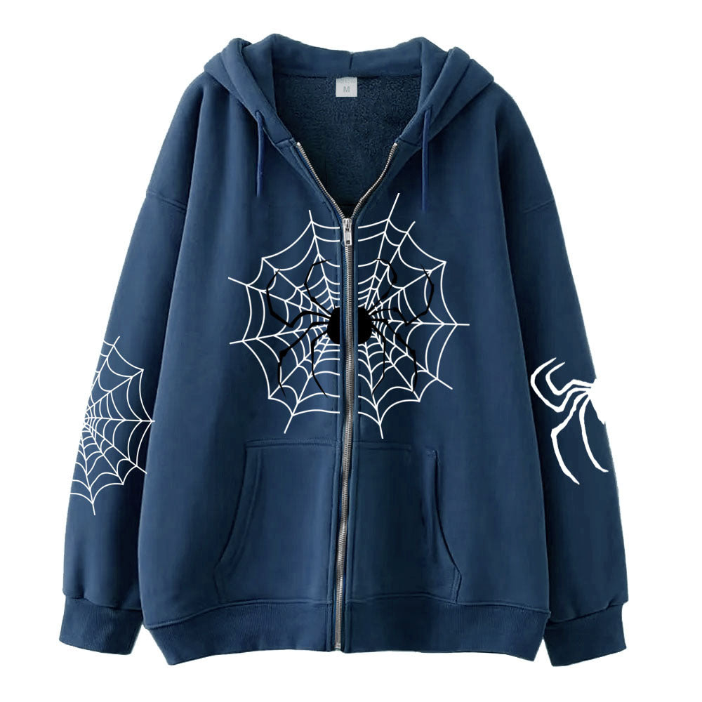 Spider Zipper Sweater Halloween Decoration - My Store - Flyclothing LLC