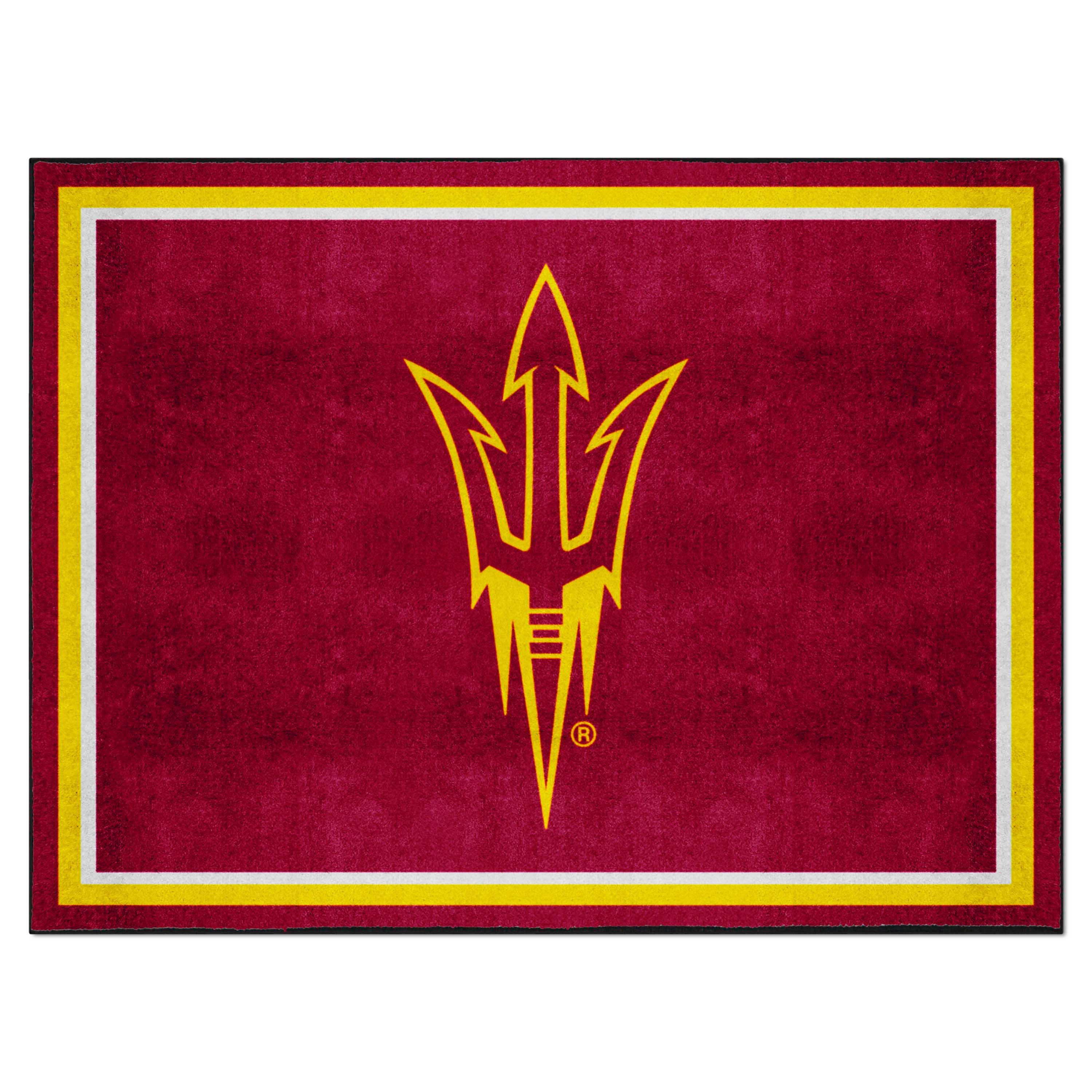 Arizona State Sun Devils 8ft. x 10 ft. Plush Area Rug, Pitchfork Logo - Arizona State