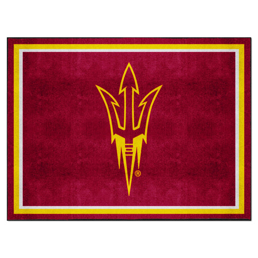 Arizona State Sun Devils 8ft. x 10 ft. Plush Area Rug, Pitchfork Logo - Arizona State