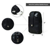 Jet-Set Organizer: Leather Phone Pouch - Classy Leather Bags - Flyclothing LLC