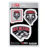 University of New Mexico Decal 3-pk