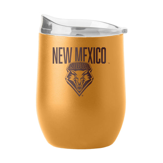 New Mexico 16oz Huddle Powder Coat Curved Bev - Logo Brands - Flyclothing LLC