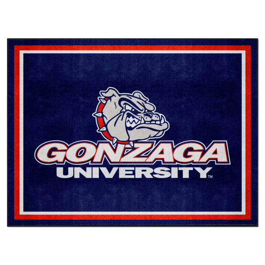 Gonzaga Bulldogs 8ft. x 10 ft. Plush Area Rug - Gonzaga