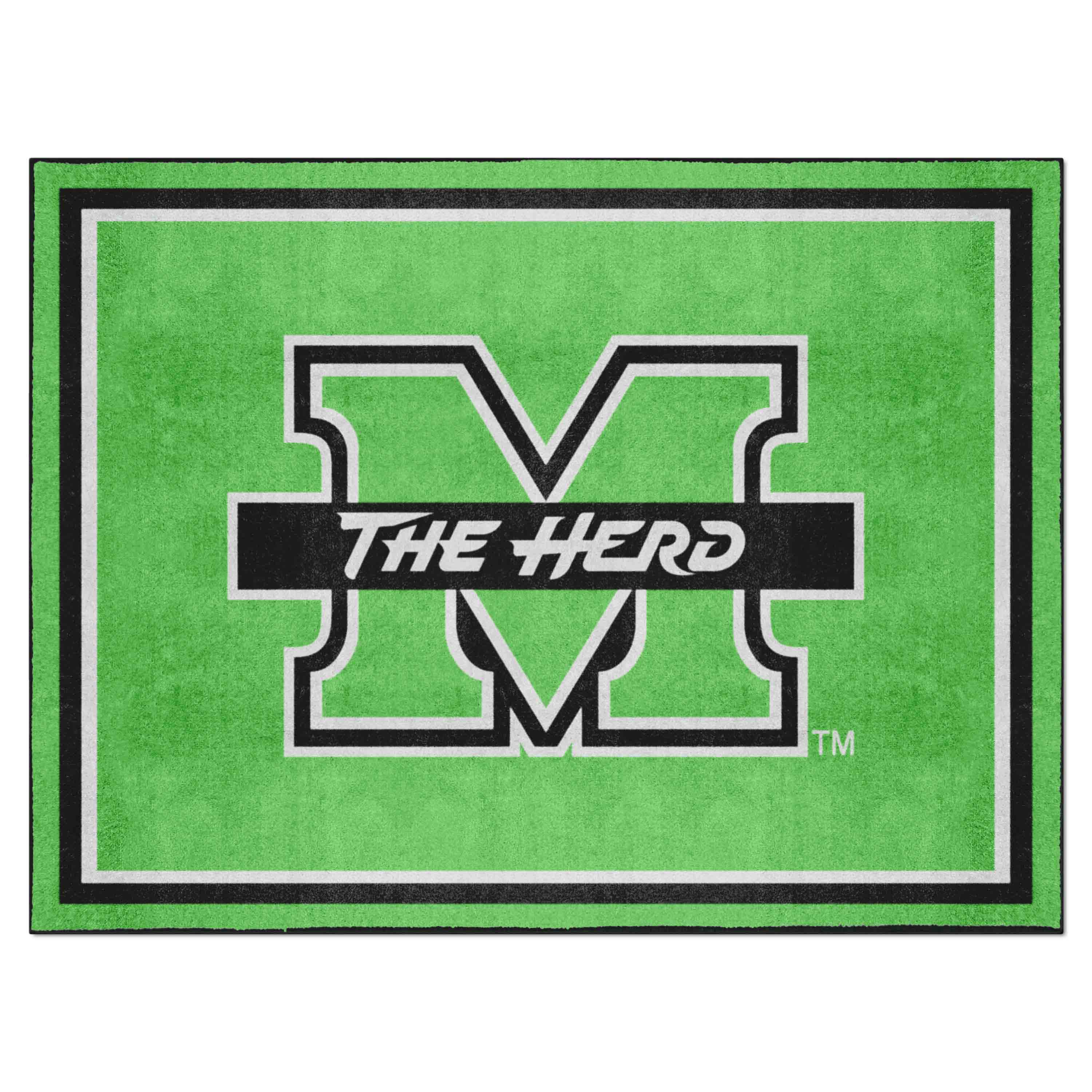 Marshall Thundering Herd 8ft. x 10 ft. Plush Area Rug - Marshall