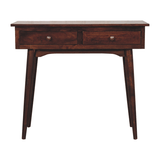 California Walnut Hallway 2 Drawer Console Table - Artisan Furniture - Flyclothing LLC
