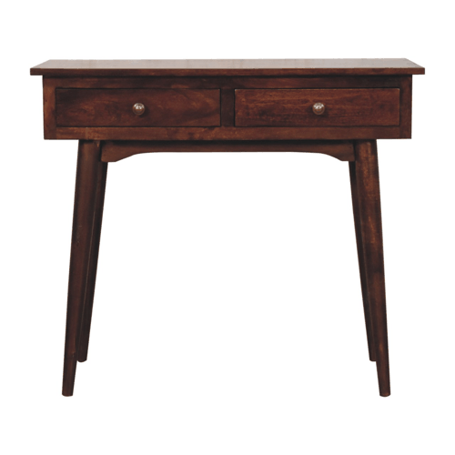 California Walnut Hallway 2 Drawer Console Table - Artisan Furniture - Flyclothing LLC