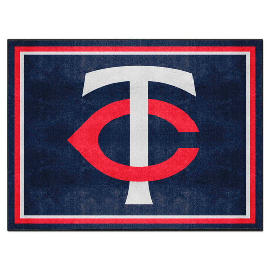 Minnesota Twins 8ft. x 10 ft. Plush Area Rug - Minnesota Twins