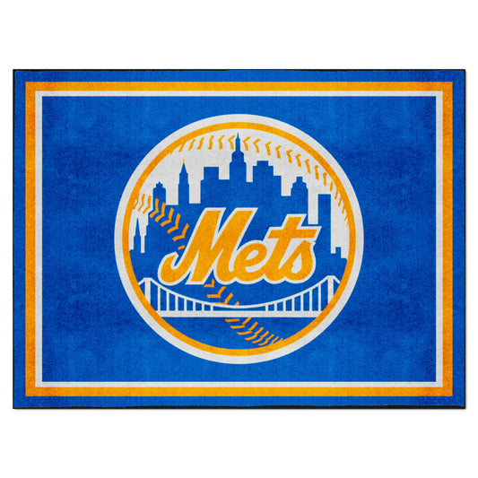 New York Mets 8ft. x 10 ft. Plush Area Rug - New York Mets