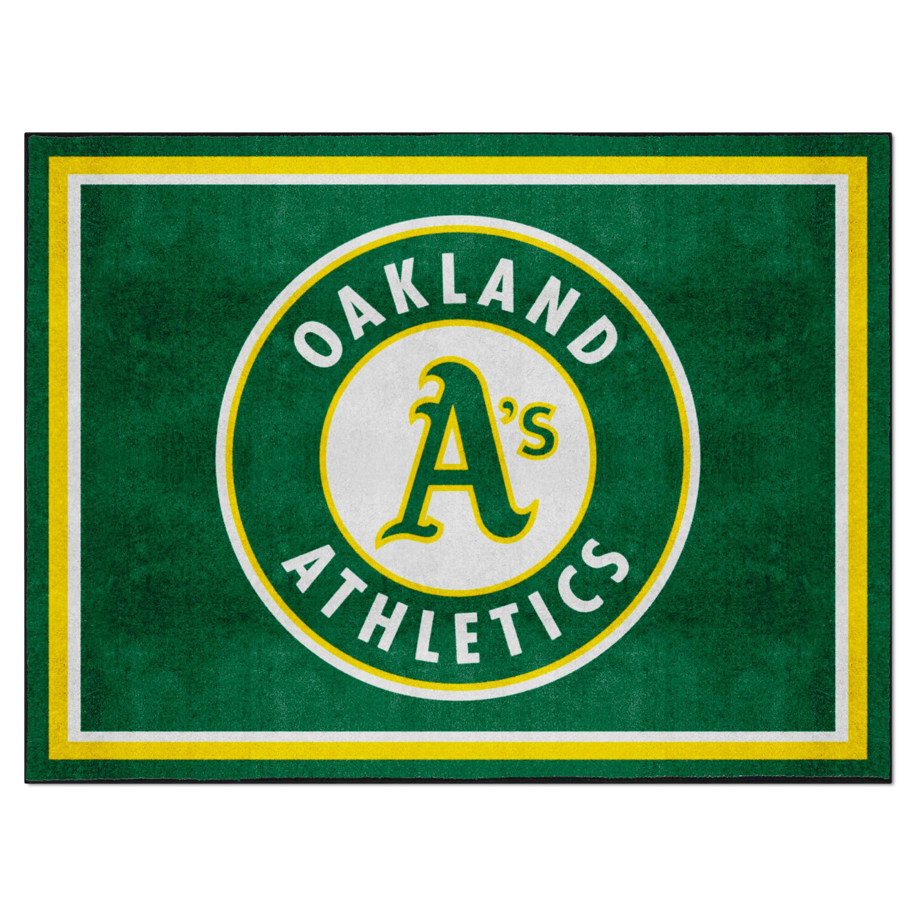 Oakland Athletics 8ft. x 10 ft. Plush Area Rug - Oakland Athletics