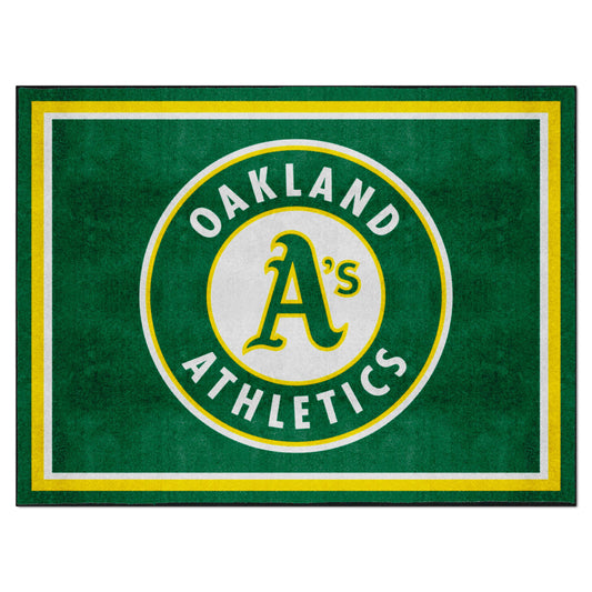 Oakland Athletics 8ft. x 10 ft. Plush Area Rug - Oakland Athletics