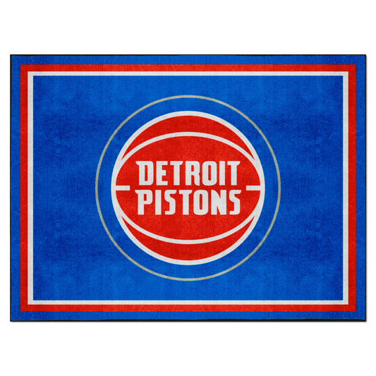 Detroit Pistons 8ft. x 10 ft. Plush Area Rug - Detroit Pistons