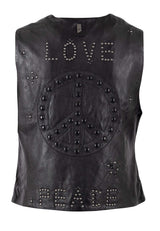 Harmony RF Leather Vest - mauritiusleather - Flyclothing LLC