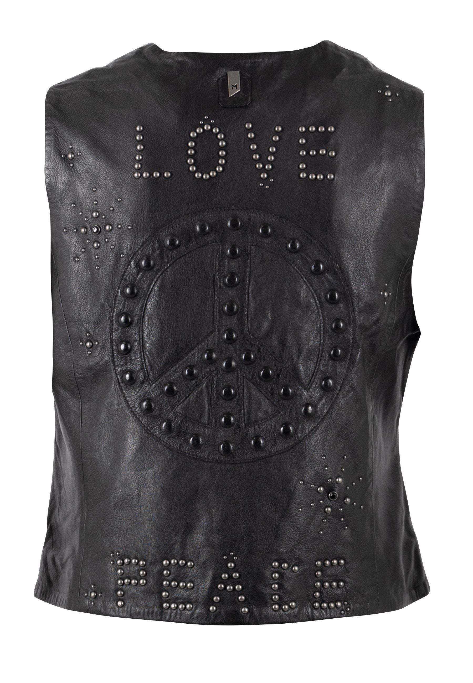 Harmony RF Leather Vest - mauritiusleather - Flyclothing LLC