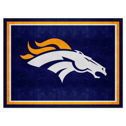 Denver Broncos 8ft. x 10 ft. Plush Area Rug - Denver Broncos