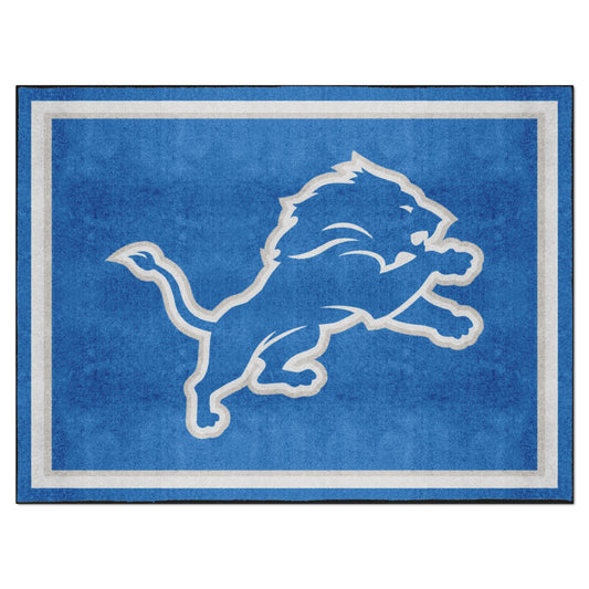 Detroit Lions 8ft. x 10 ft. Plush Area Rug - Detroit Lions