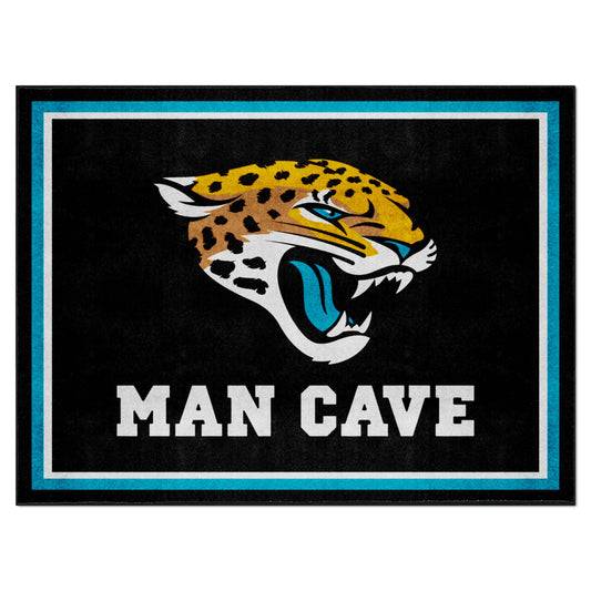 Jacksonville Jaguars 8ft. x 10 ft. Plush Area Rug - Jacksonville Jaguars
