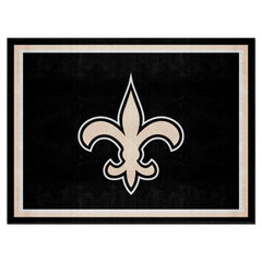 New Orleans Saints 8ft. x 10 ft. Plush Area Rug - New Orleans Saints