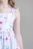Pastel Wildflowers Ruffle Maxi Dress - Mila & Rose ® - Flyclothing LLC