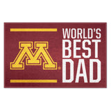 University of Minnesota Starter Mat - World's Best Dad - Logo Brands - Flyclothing LLC