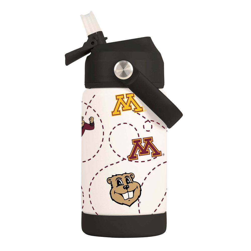 Minnesota 12oz Mascot SS Kids Bottle - Logo Brands - Flyclothing LLC