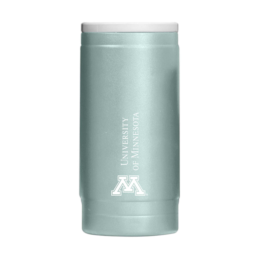 Minnesota Vertical Powder Coat Slim Can Coolie - Logo Brands - Flyclothing LLC