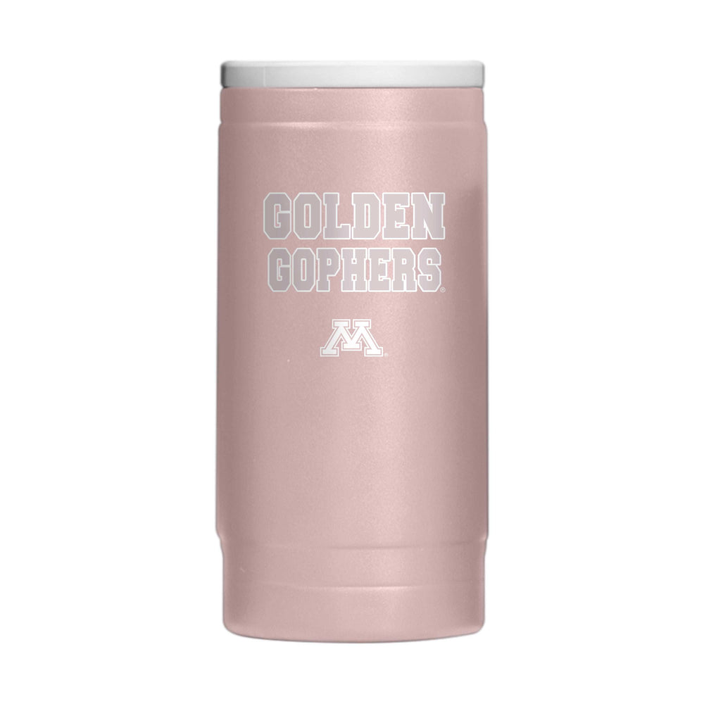 Minnesota Stencil Powder Coat Slim Can Coolie - Logo Brands - Flyclothing LLC