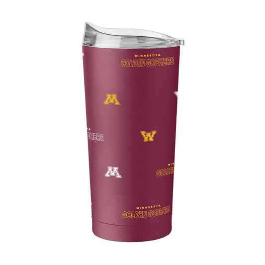 Minnesota 20oz Step And Repeat Powder Coat Tumbler - Logo Brands - Flyclothing LLC