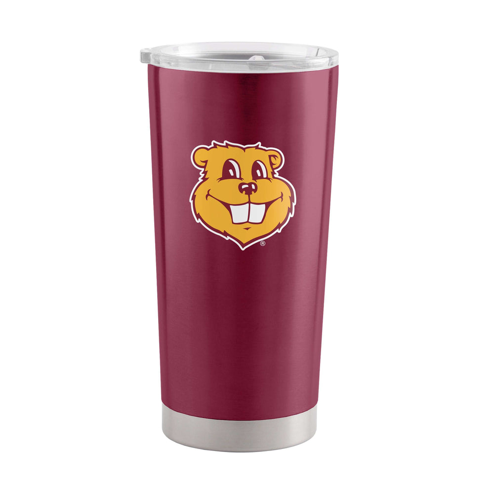 Minnesota 20oz Goldy Face Maroon Stainless Tumbler - Logo Brands - Flyclothing LLC