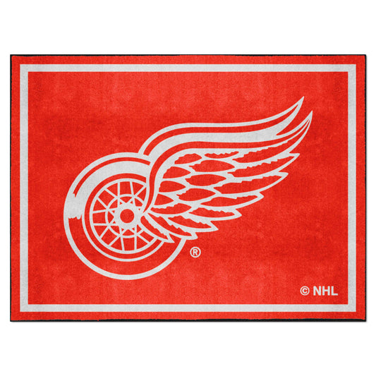 Detroit Red Wings 8ft. x 10 ft. Plush Area Rug