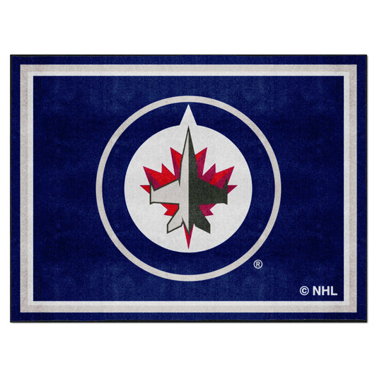 Winnipeg Jets 8ft. x 10 ft. Plush Area Rug