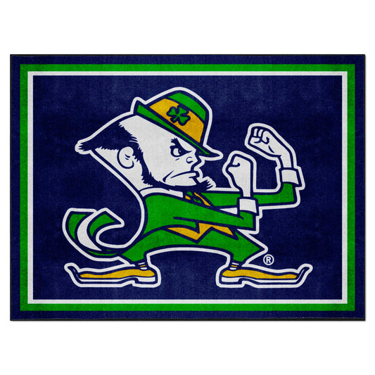 Notre Dame Fighting Irish 8ft. x 10 ft. Plush Area Rug, Leprechaun - Notre Dame