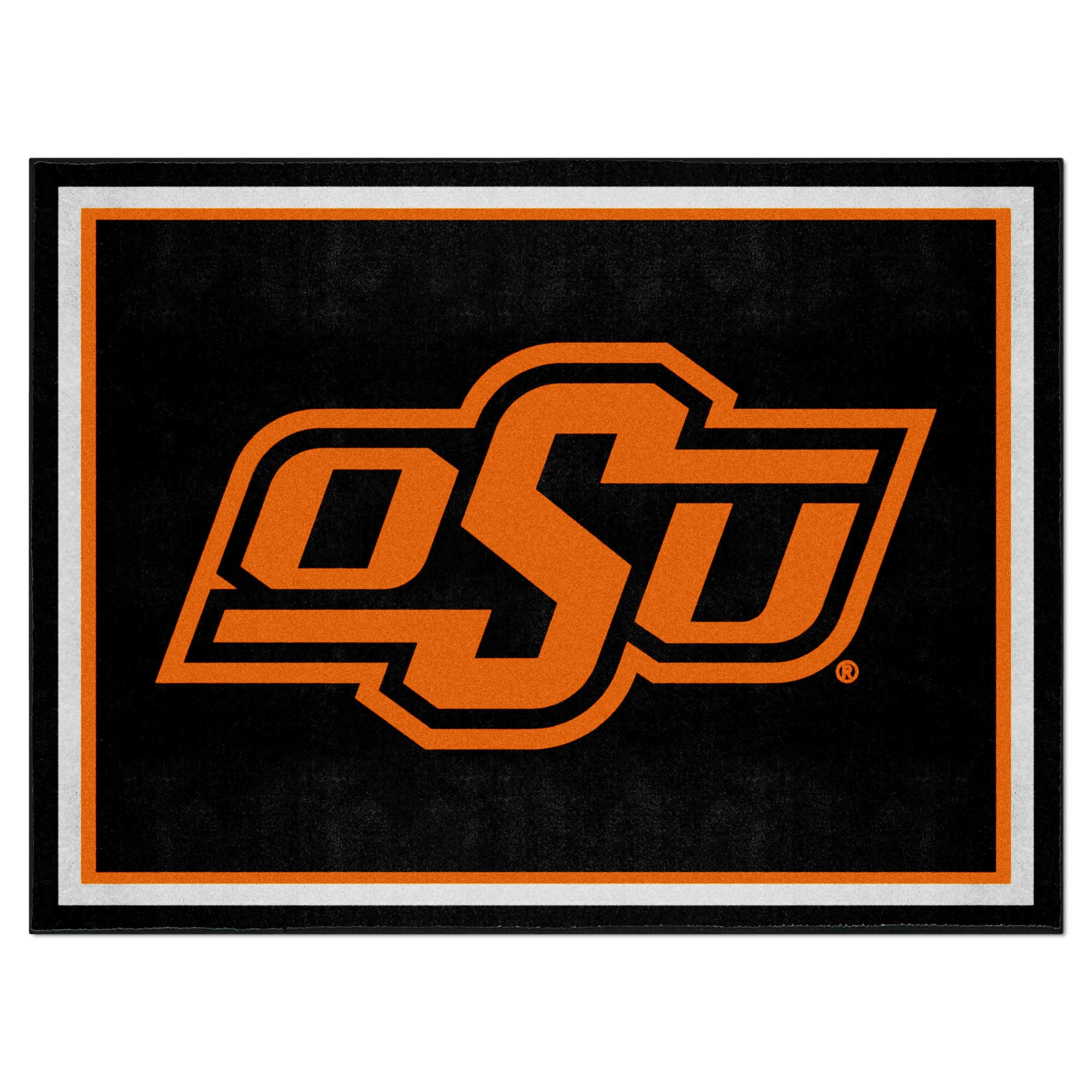 Oklahoma State Cowboys 8ft. x 10 ft. Plush Area Rug - Oklahoma State