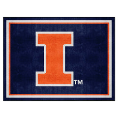 Illinois Illini 8ft. x 10 ft. Plush Area Rug - Illinois
