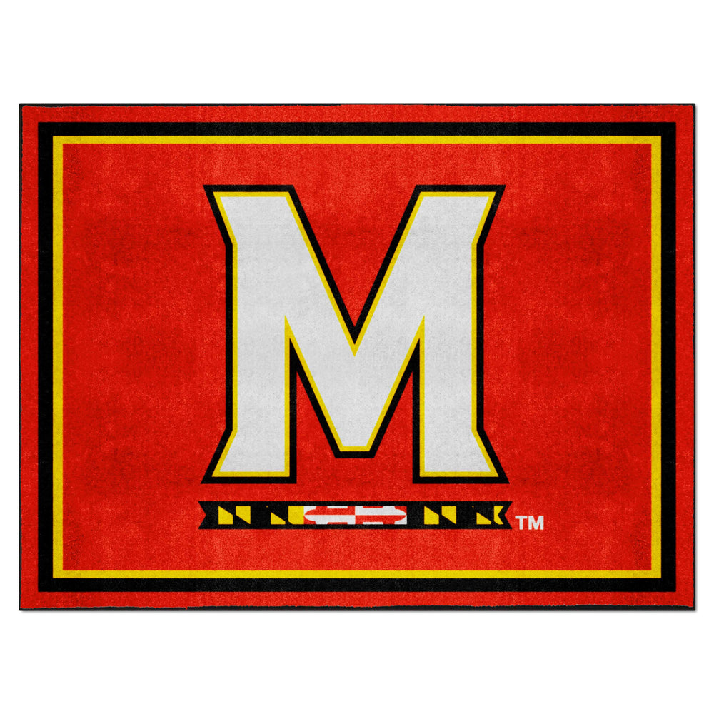 Maryland Terrapins 8ft. x 10 ft. Plush Area Rug - Maryland