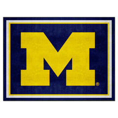 Michigan Wolverines 8ft. x 10 ft. Plush Area Rug - Michigan
