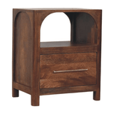 Arc-Line Bedside Table - Artisan Furniture - Flyclothing LLC