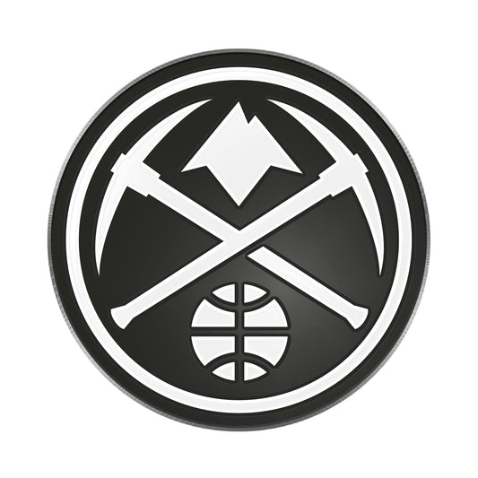 Denver Nuggets 3D Chrome Metal Emblem - Denver Nuggets